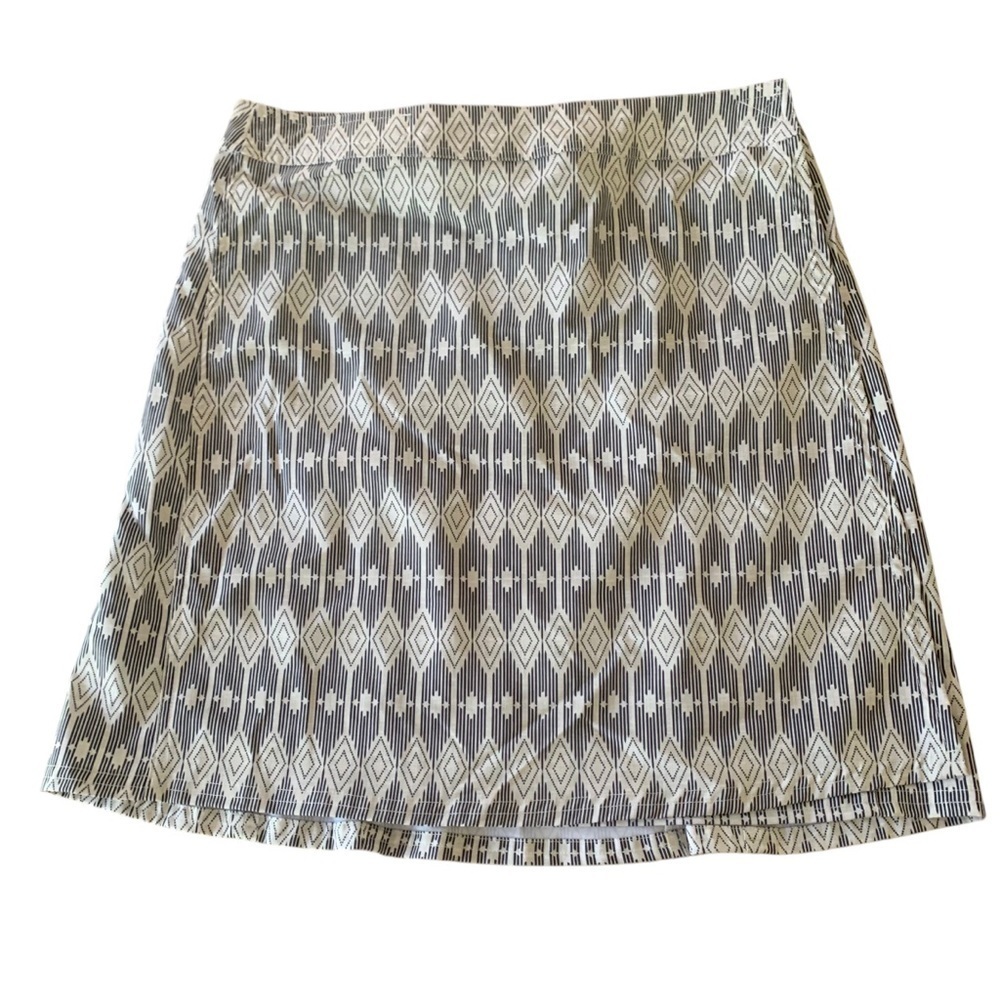Ripskirt Hawaii Westend Black Cream Geometric Swim Coverup Length 2 Sz M